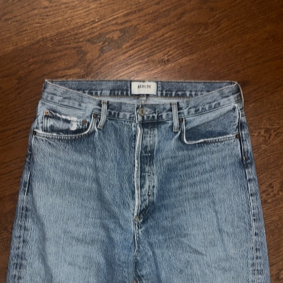 Agolde 90’s Wide Leg Ripped Jeans - Picture 2 of 3